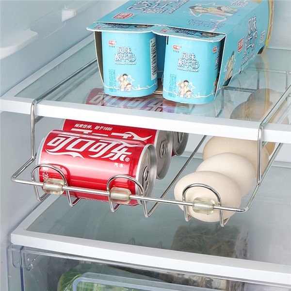 Eierregal aus Edelstahl für den Kühlschrank