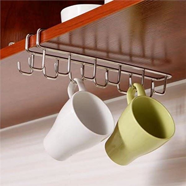 Kleiderbügel für Kaffeetassen unter dem Schrank